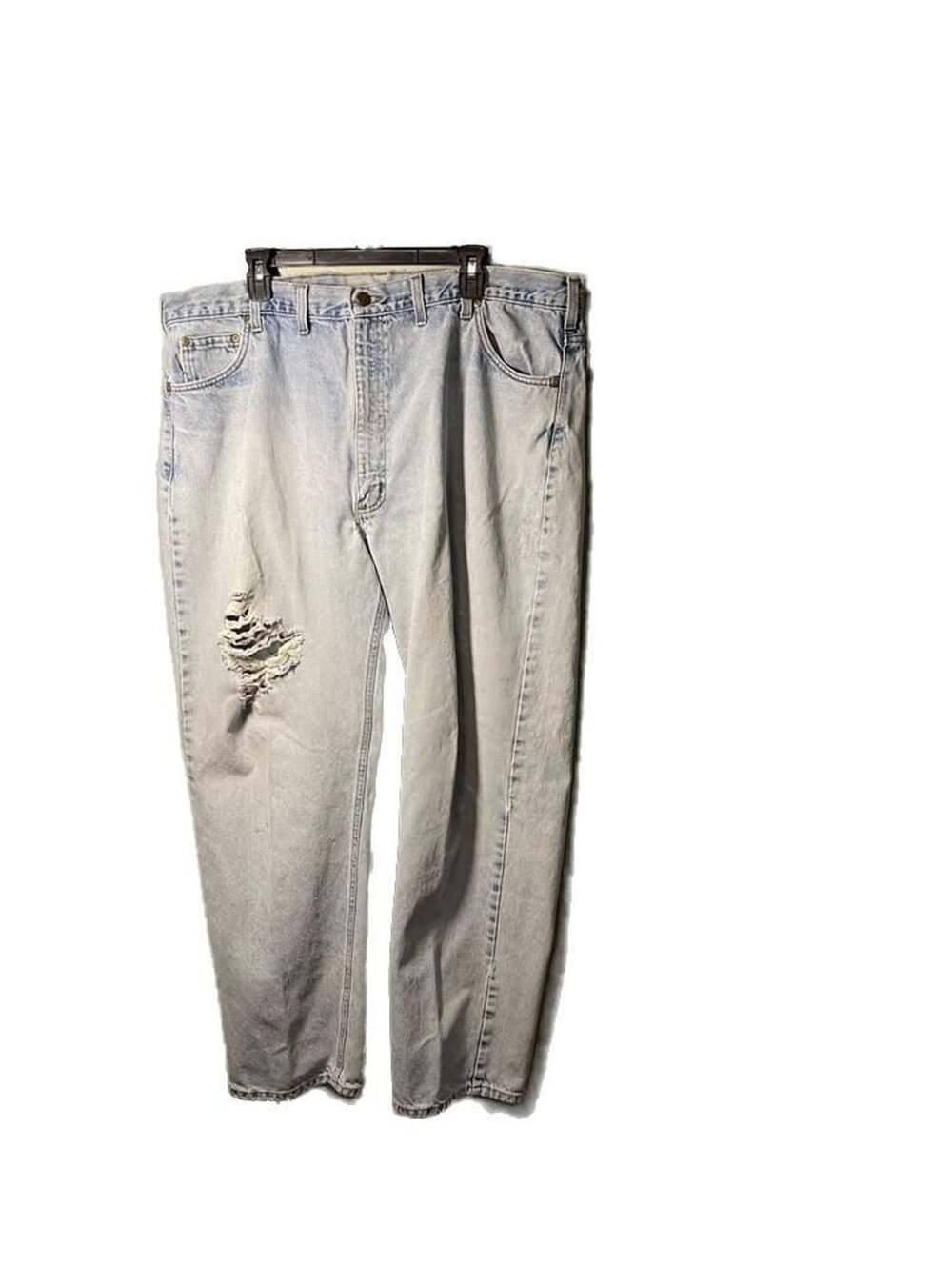 Carhartt Thrashed Light Wash Denim Jeans Mens Distressed Grunge Y2K Streetwear‎